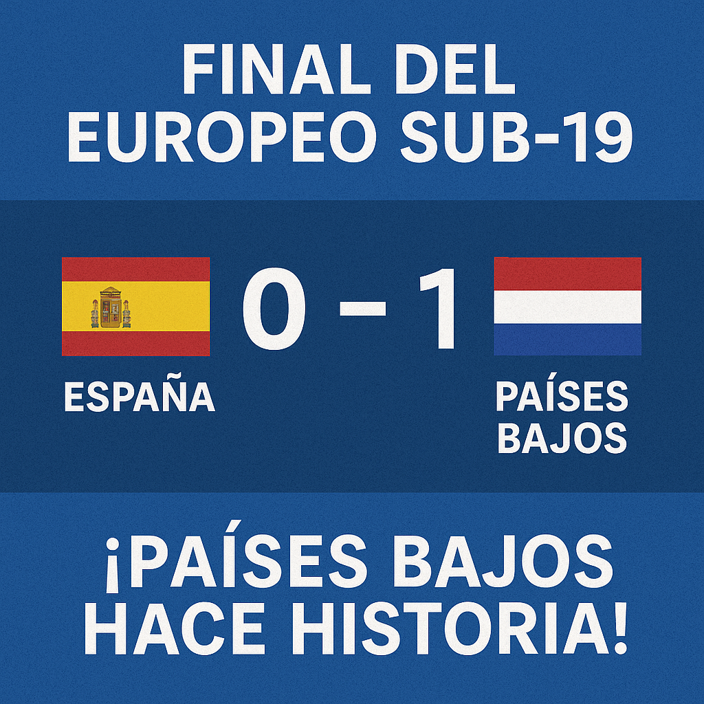 Resumen de la Final del Europeo Sub-19 2025